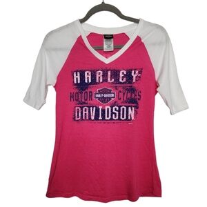 Harley Davidson Graphic T Shirt - Women's Small - Huntsville AL